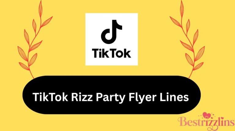 TikTok Rizz Party Flyer Lines