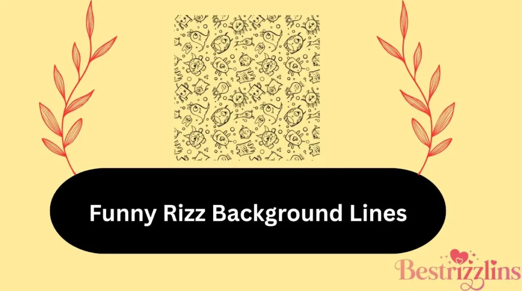 Funny Rizz Background Lines