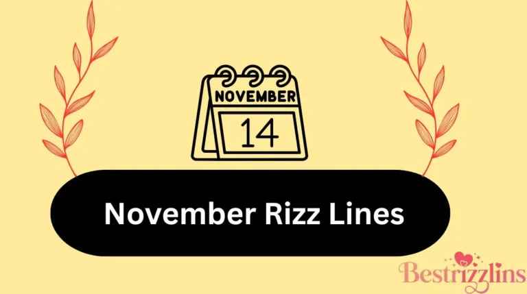 November Rizz Lines