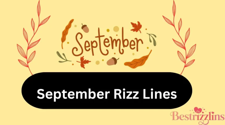 September Rizz Lines