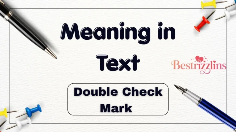 Double Check Mark Meaning in Text