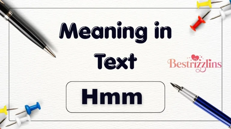 Hmm Meaning in Text