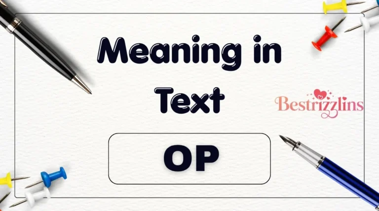 OP Meaning in Text