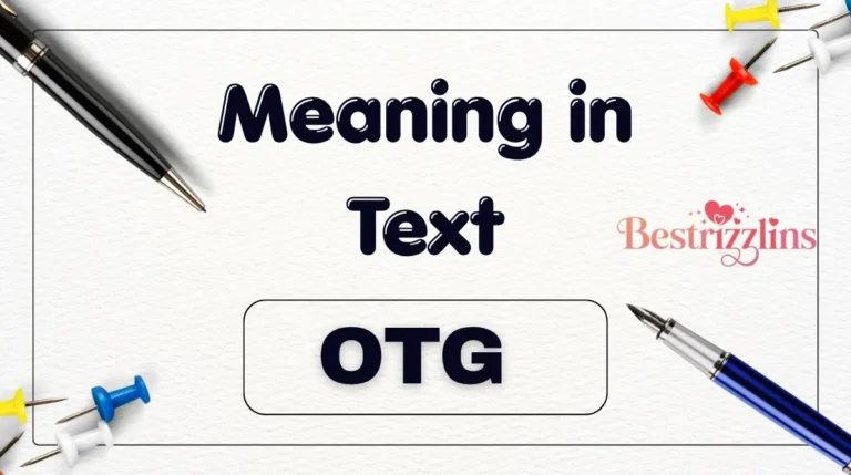 OTG Meaning in Text